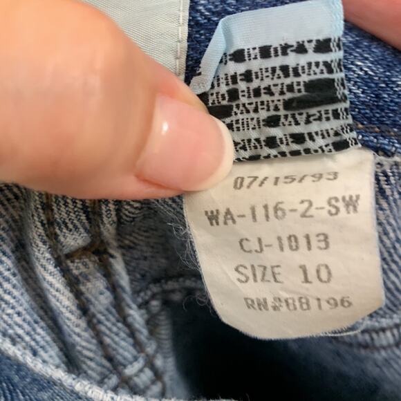 Vintage 90’s Calamity High Rise Straight Leg Jeans - Picture 5 of 7